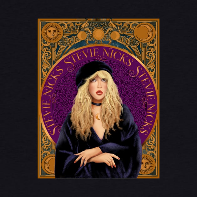 Stevie Nicks Celestial Tarot High Priestess by LittleBunnySunshine